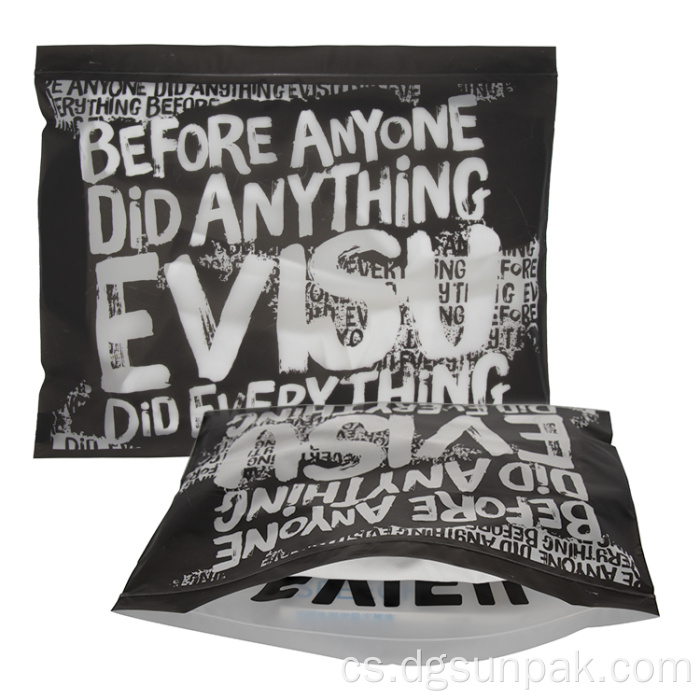 matný zipový zámek plastové sáčky s těsněním